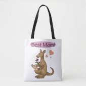 beste moeder ( kangoeroe ) - moederdag tote bag (Voorkant)