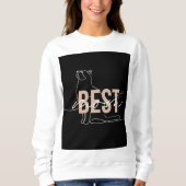 Beste moeder kat T-shirt (Voorkant)