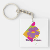 Beste Moeder Kleurrijk Trenddesign Sleutelhanger (voorkant)