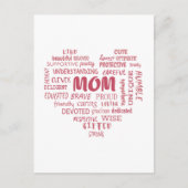 Beste moeder kwaliteiten en moeder eigenschappen I Briefkaart (Voorkant)