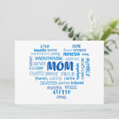 Beste moeder kwaliteiten en moeder eigenschappen I Kaart (Staand voorkant)