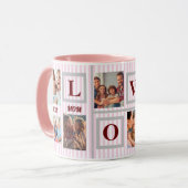 Beste Moeder LIEFDE Aangepaste Foto Koffie Mok (Voorkant links)