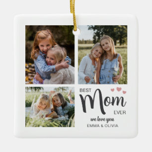 Beste Moeder Maak Je Eigen Foto Keramisch Ornament