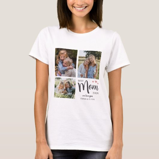 Beste Moeder Maak Je Eigen Foto T-shirt (Voorkant)