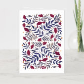 Beste moeder Magische Bourgogne Garden Moederdag Folie Feestdagenkaart (Achterkant)