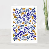 Beste moeder magische gele tuin Moederdag Folie Feestdagenkaart (Achterkant)