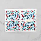 Beste Moeder Magische Tuin Moederdag Folie Feestdagenkaart (Buiten Laag)