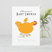 Beste moeder met kick baby shower Invitation Kaart (Staand voorkant)