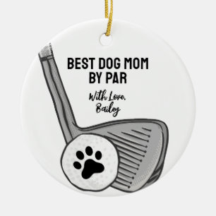 Beste Moeder Met Par Honden Foto Pootafdruk Keramisch Ornament