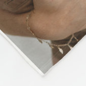 Beste Moeder Modern Foliage 1 Aangepaste Foto's Mo Fleece Deken (Hoek)