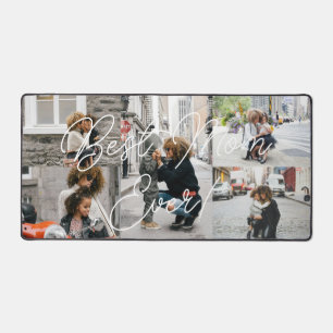 Beste Moeder Modern Vijf Fotocollage Custom Bureaumat