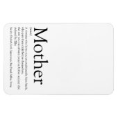 Beste moeder, moeder, moeder definitie magneet (Horizontaal)