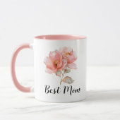 Beste Moeder Moederdag Cadeau - Boho Roos Mok (Links)