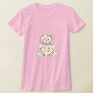 Beste Moeder Moederdag Teddybeer T-shirt