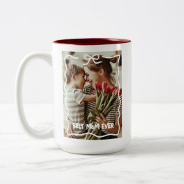 Beste Moeder Moederdag Verjaardag Cadeau Aangepast Tweekleurige Koffiemok