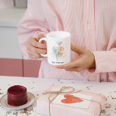 Beste Moeder Mok met bloemen