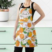 Beste Moeder Naam Sinaasappel Citrus Pattern Water Schort