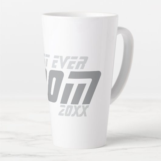 Beste moeder ooit 20XX Latte Mok (Rechterhoek)