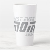 Beste moeder ooit 20XX Latte Mok (Voorkant)