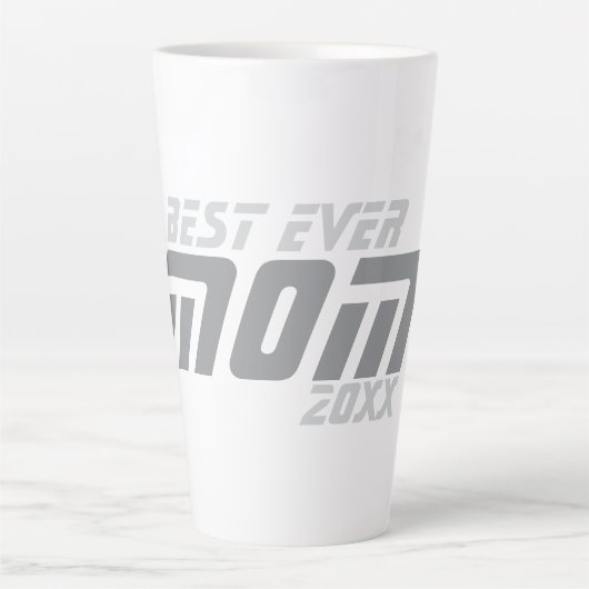 Beste moeder ooit 20XX Latte Mok (Voorkant)