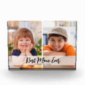 Beste moeder ooit 2 foto collage gepersonaliseerd (Voorkant)