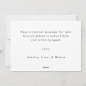 Beste moeder ooit 3 Foto Moederdag Gingham Hearts Feestdagenkaart (Achterkant)