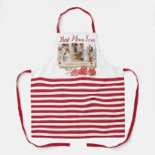 Beste Moeder Ooit 3 Fotocollage Modern Moederdag Schort (Voorkant)