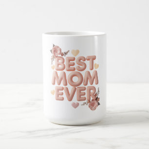 Beste Moeder Ooit 3D Bloemendesign Cadeau voor M Magische Mok