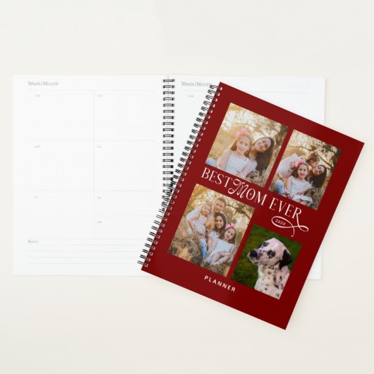 Beste Moeder Ooit 4 Foto's Moederdag Geschenken Planner (Display)