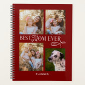 Beste Moeder Ooit 4 Foto's Moederdag Geschenken Planner (Voorkant)
