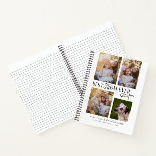 Beste Moeder Ooit 4 Foto's Schattige Dingen Famili Notitieboek