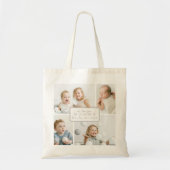 Beste Moeder Ooit 5 Foto Collage Persoonlijk Tote Bag (Voorkant)