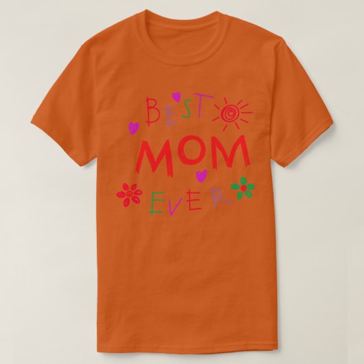 Beste moeder ooit 5 t-shirt (Design voorkant)