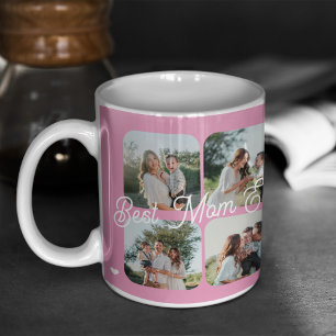 Beste moeder ooit 7 fotocollage gepersonaliseerd koffiemok