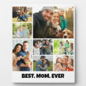 Beste Moeder Ooit – 8 Foto Collage Frame Sjabloon Fotoplaat (Voorkant)