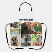 Beste Moeder Ooit – 8 Foto Collage Frame Sjabloon Schort (Voorkant)