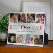 Beste moeder ooit 8 foto collage plaque fotoplaat