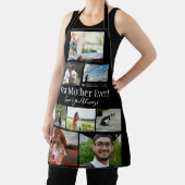 Beste moeder ooit 8 Photo Collage White Script Schort (Insitu)