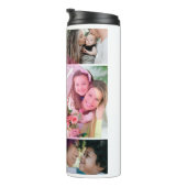 Beste Moeder Ooit 9 Foto Collage Gepersonaliseerd Thermosbeker (Geroteerd rechts)