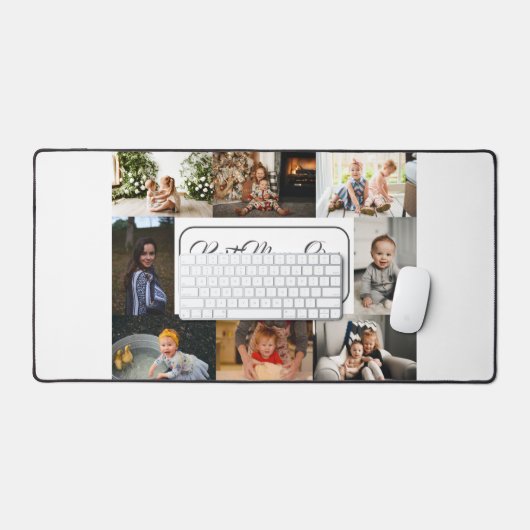 Beste moeder ooit aangepaste 8 foto collage bureaumat (Keyboard & Muis)