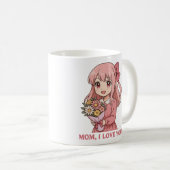 Beste moeder ooit aangepaste familie Moederdag Koffiemok (Voorkant rechts)