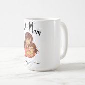 Beste moeder ooit aangepaste familie Moederdag Koffiemok (Voorkant rechts)