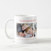 Beste Moeder Ooit Aangepaste Foto Koffiemok (Links)