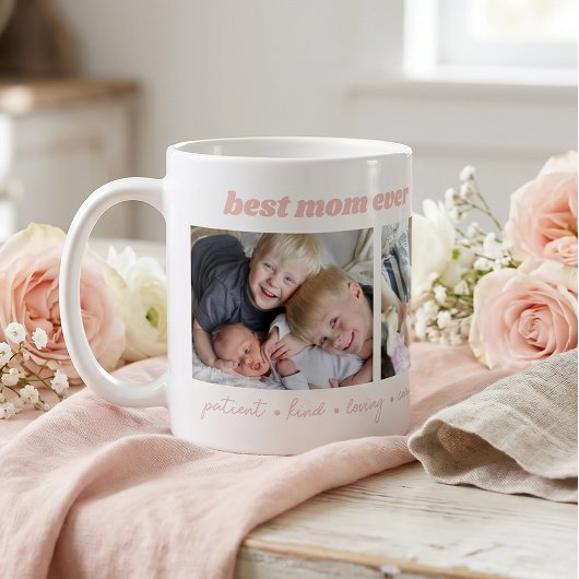 Beste Moeder Ooit Aangepaste Foto Koffiemok