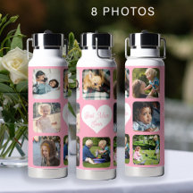 Beste moeder ooit aangepaste fotocollage roze