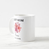 Beste moeder ooit aangepaste Mok (Voorkant links)