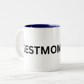 Beste moeder ooit aangepaste Mok - gepersonaliseer (Voorkant links)