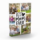 Beste moeder ooit aangepaste multi foto blok (Links)