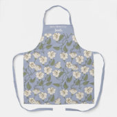 Beste moeder ooit aangepaste naam Botanical Schort (Voorkant)