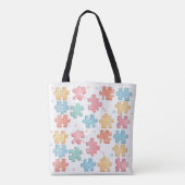 Beste Moeder Ooit Autism Steun Boodschappentas Tote Bag (Achterkant)
